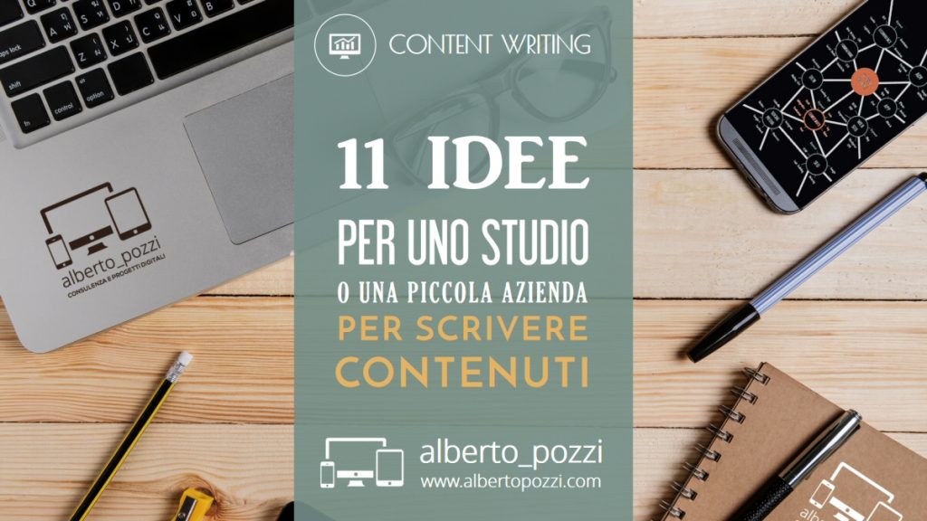 Scrivere contenuti web per uno studio o piccola azienda - Alberto Pozzi