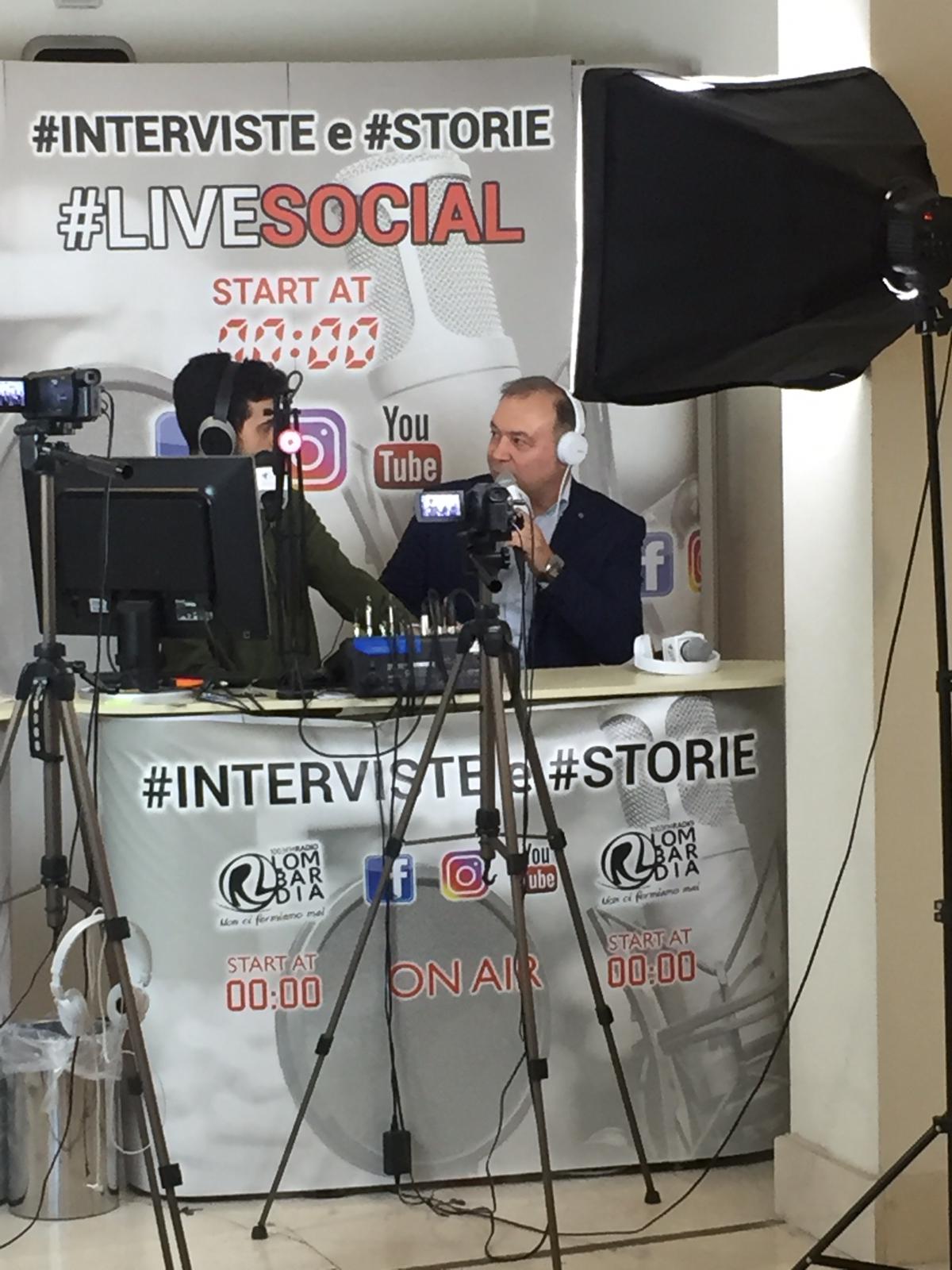 Alberto Pozzi - intervista a Live Social - Radio Lombardia
